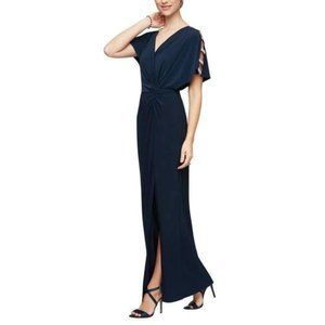 Beautiful Navy Formal Gown - Perfect for Mother of the Bride or Groom MAKE OFFER
